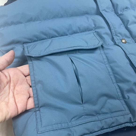 Vintage 90s REI Down Puffer Vest Steel Blue Men’s XL - Picture 5 of 11